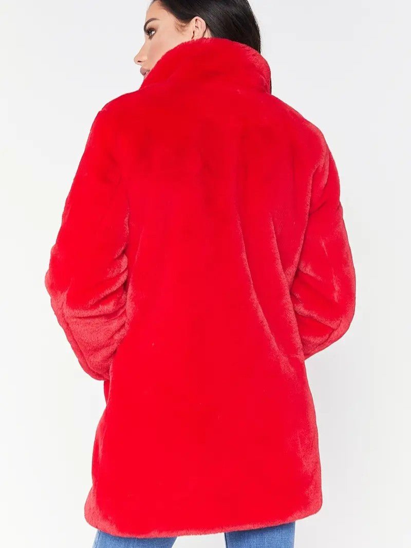 Soft Warm Ladies Winter Parka Coat