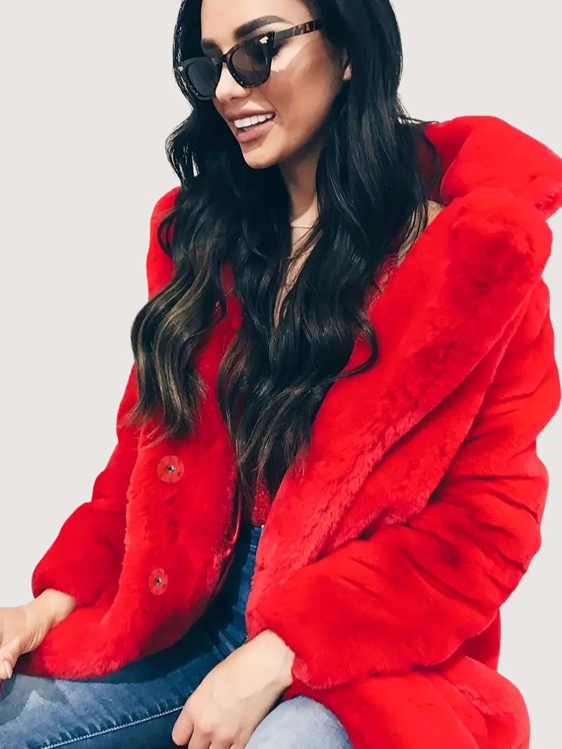Soft Warm Ladies Winter Parka Coat