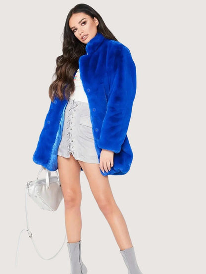Soft Warm Ladies Winter Parka Coat