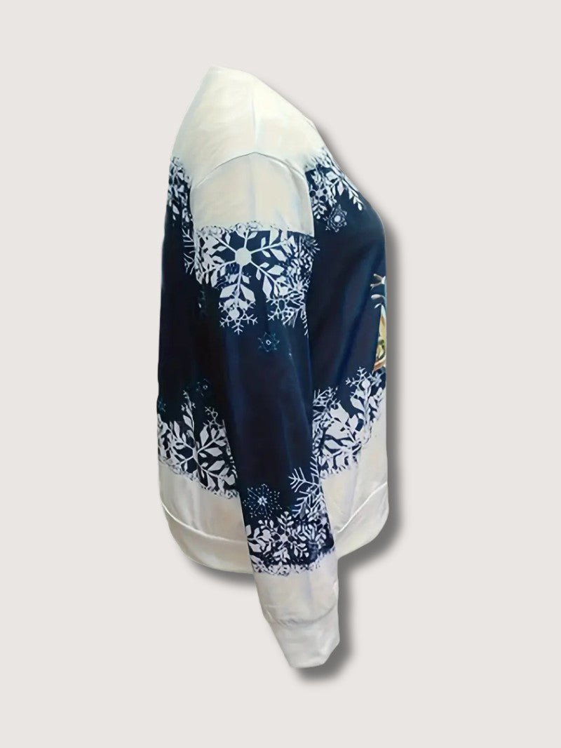 Ladies Festive Holiday Sweatshirt