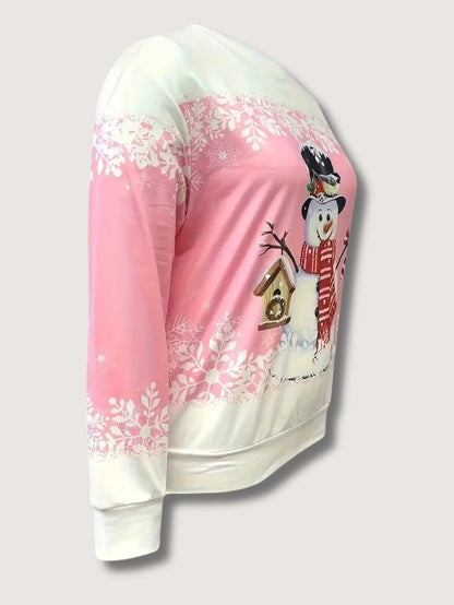Ladies Festive Holiday Sweatshirt