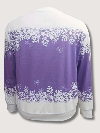 Ladies Festive Holiday Sweatshirt