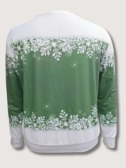 Ladies Festive Holiday Sweatshirt