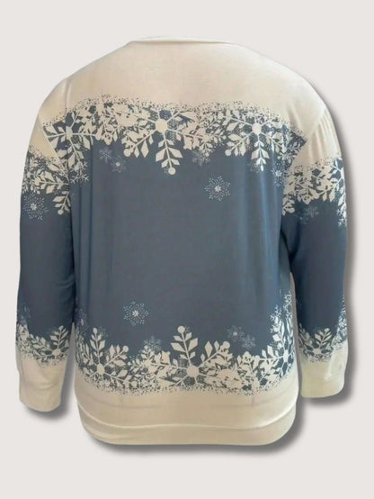 Ladies Festive Holiday Sweatshirt