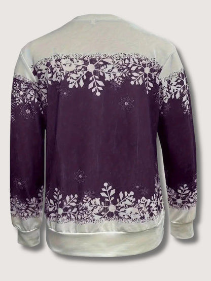 Ladies Festive Holiday Sweatshirt
