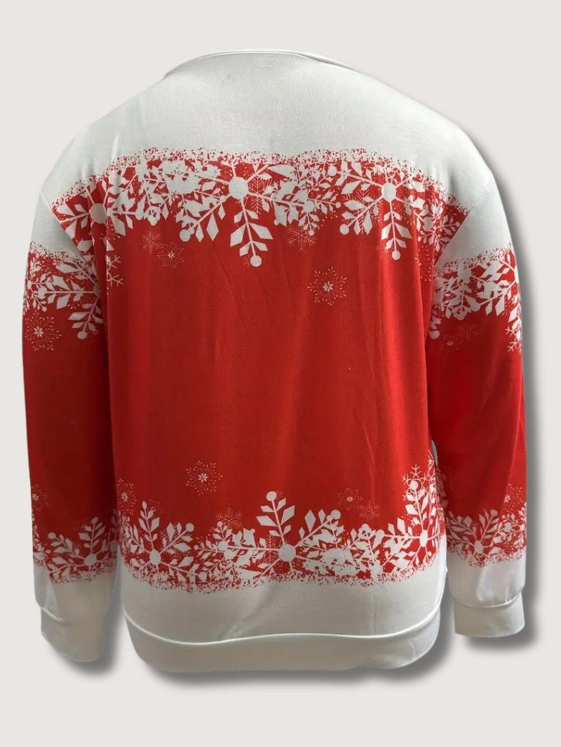 Ladies Festive Holiday Sweatshirt