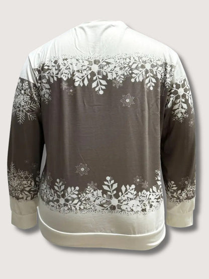 Ladies Festive Holiday Sweatshirt