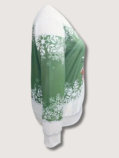 Ladies Festive Holiday Sweatshirt