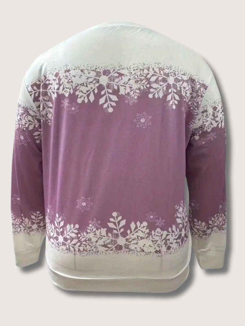 Ladies Festive Holiday Sweatshirt