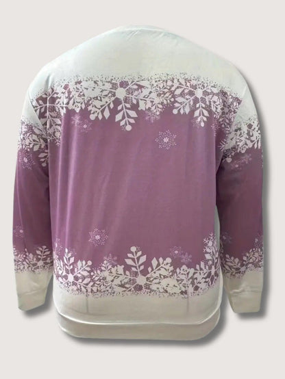 Ladies Festive Holiday Sweatshirt