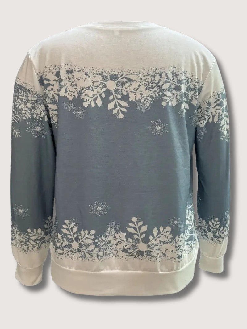 Ladies Festive Holiday Sweatshirt