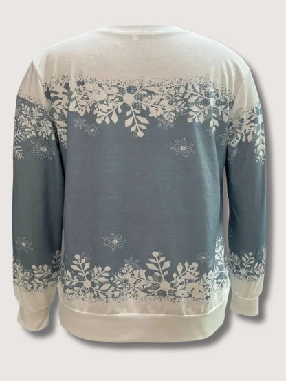 Ladies Festive Holiday Sweatshirt