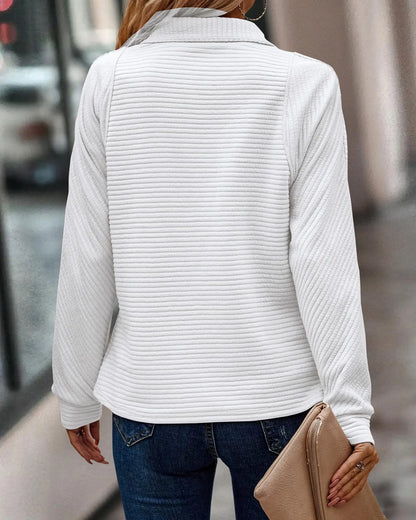 Ladies Soft Zip Sweater