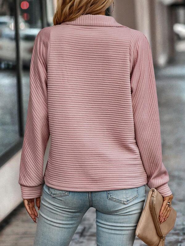 Ladies Soft Zip Sweater