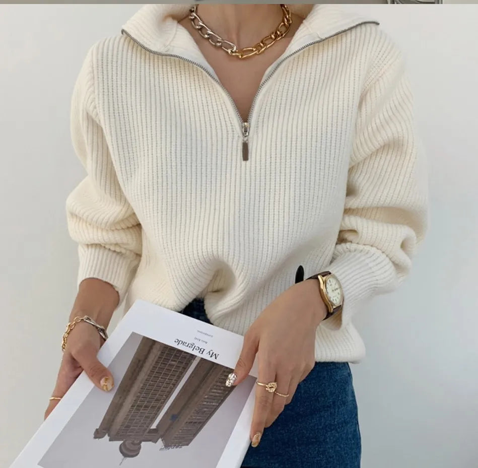 Ladies' Classic V-Neck Jumper