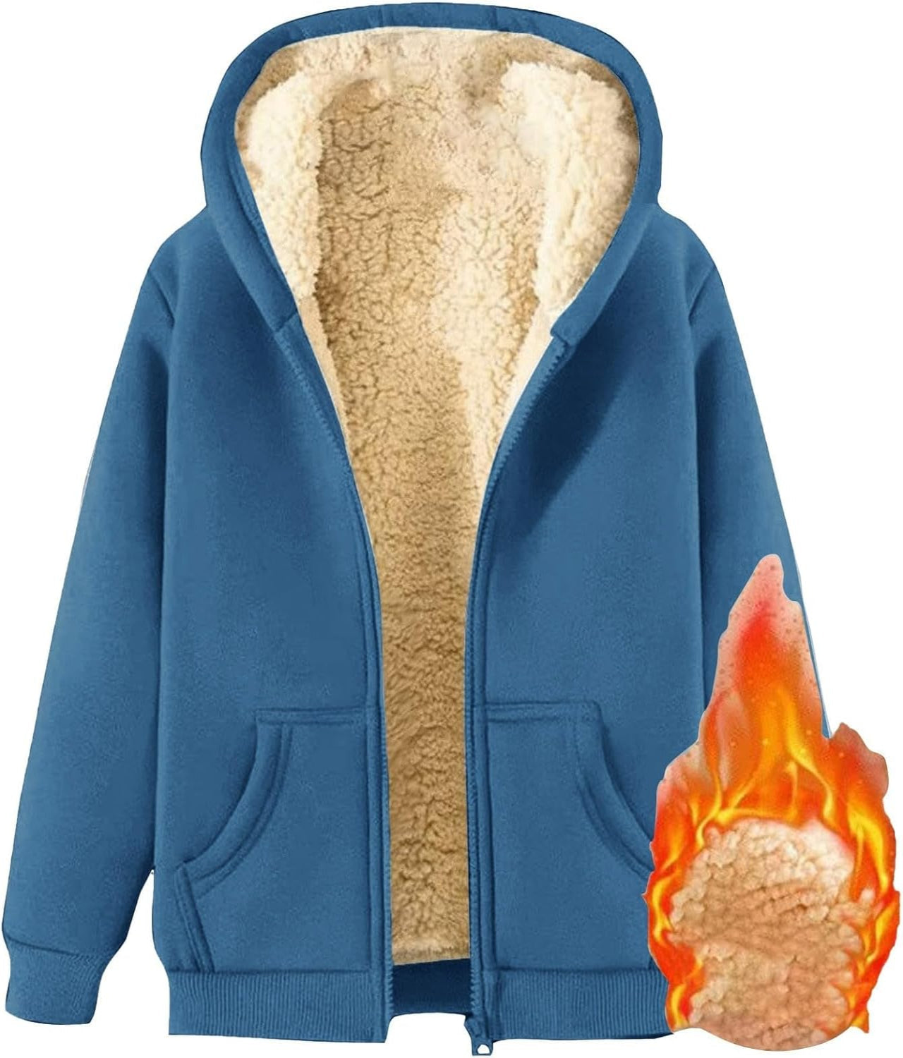 Cozy Fleece Hoodie for Ladies - OutfitLondon