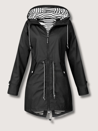 Ladies Rainproof Parka Jacket