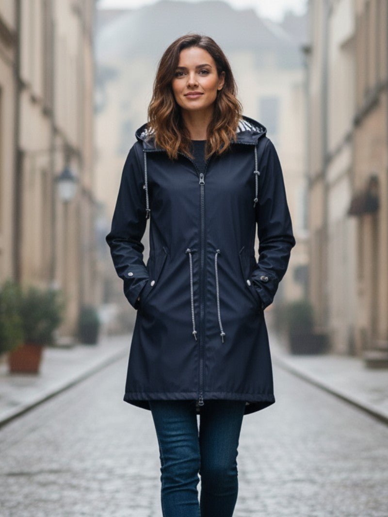 Ladies Rainproof Parka Jacket - OutfitLondon