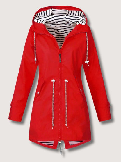 Ladies Rainproof Parka Jacket