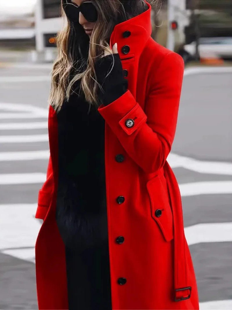 Ladies Classic Water Repellent Trench Coat - OutfitLondon