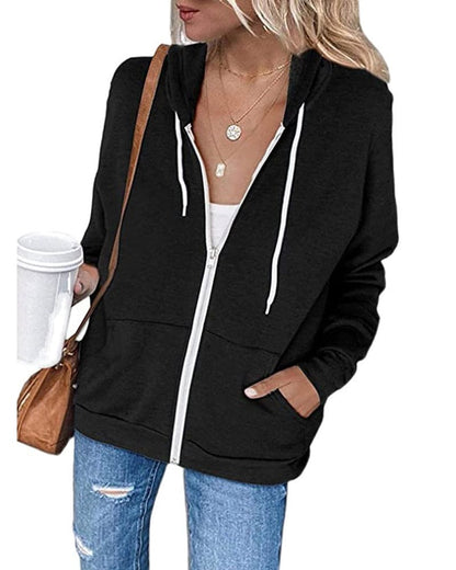 Ladies' Zip Up Fleece Jacket - OutfitLondon