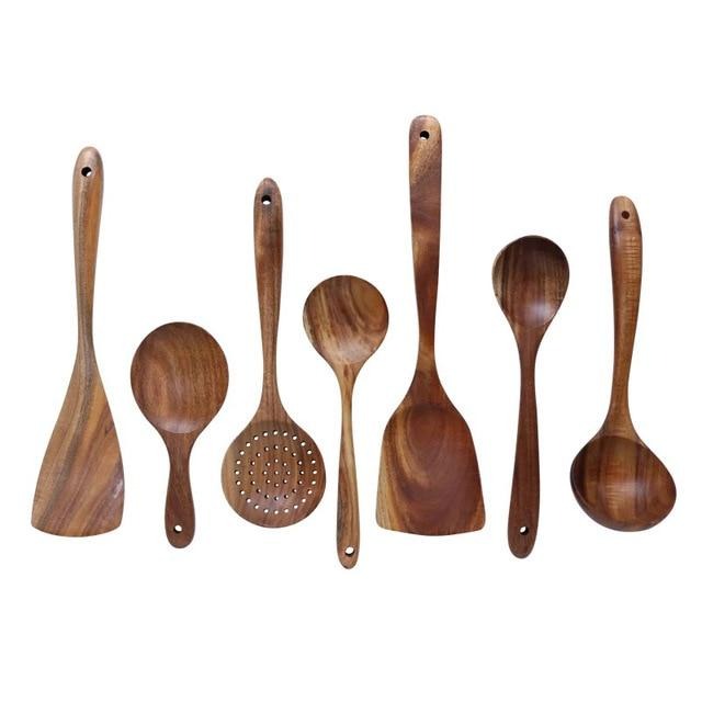 High Quality Wooden Kitchen Tool Set - OutfitLondon
