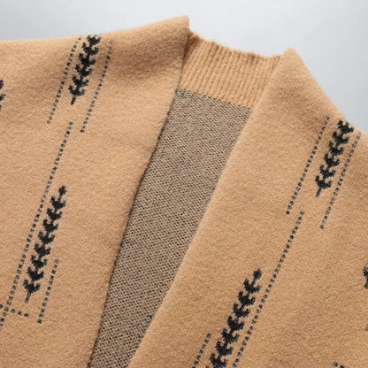 Men's Cozy Open Front Cardigan Sweater