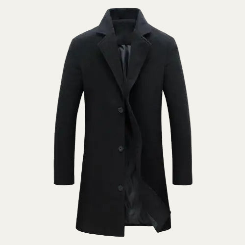 Men's Traditional Long Trench Coat