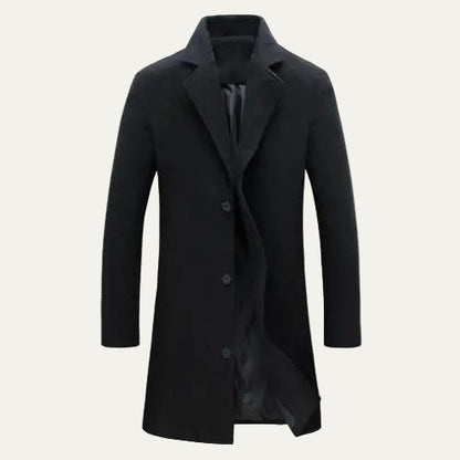 Men's Traditional Long Trench Coat