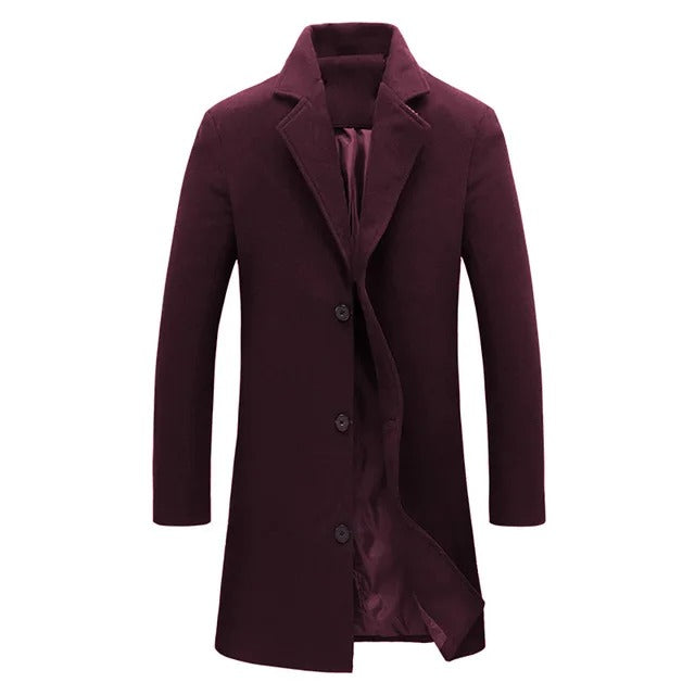 Warm Mens Winter Coat - Tomas - OutfitLondon