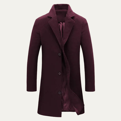 Men's Traditional Long Trench Coat - OutfitLondon
