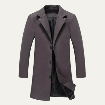 Men's Traditional Long Trench Coat