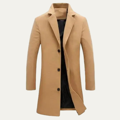 Men's Traditional Long Trench Coat