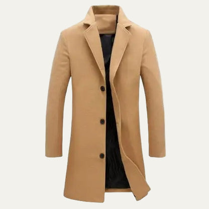 Men's Traditional Long Trench Coat