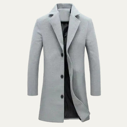 Men's Traditional Long Trench Coat
