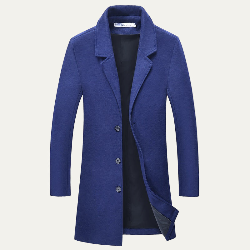 Men's Traditional Long Trench Coat