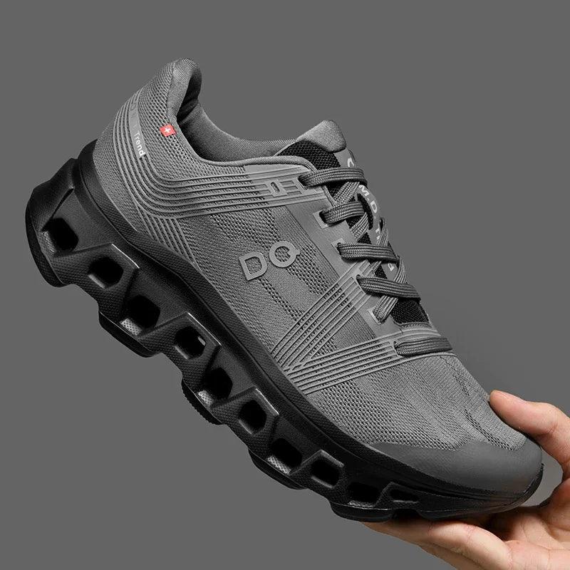 Comfortable Men's Lace Up Sneakers Cotton Upper Shoes