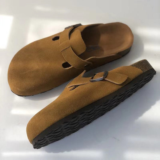 Luxury Leather Unisex Boston Sandals - OutfitLondon