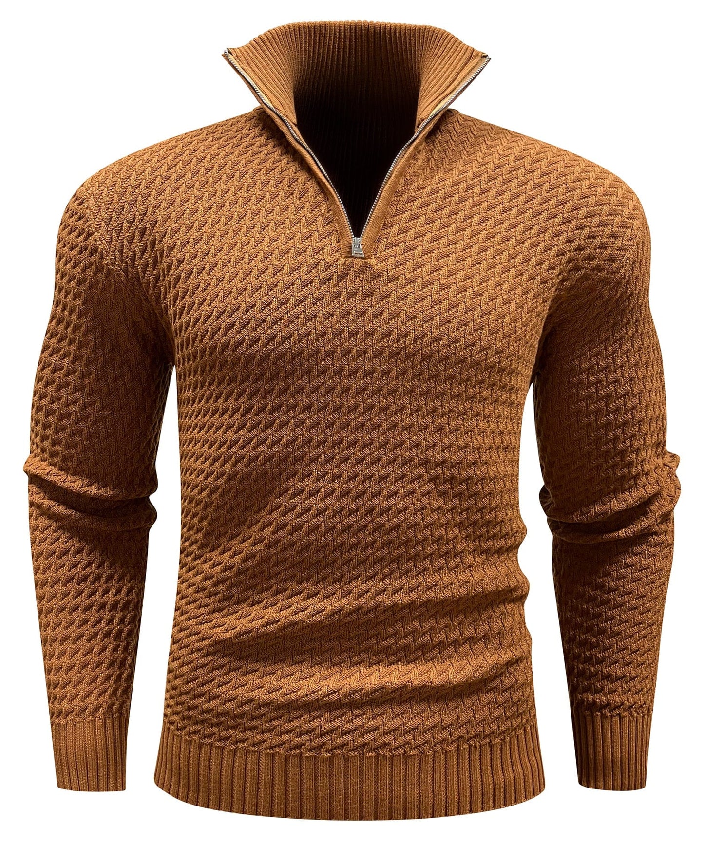 Yale | Regular Fit Quarter-Zip Turtleneck Shirt