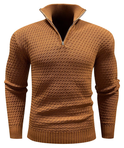 Yale | Regular Fit Quarter-Zip Turtleneck Shirt