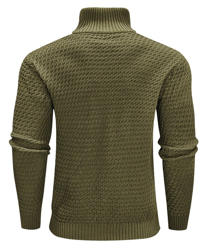 Yale | Regular Fit Quarter-Zip Turtleneck Shirt