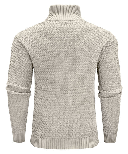 Yale | Regular Fit Quarter-Zip Turtleneck Shirt