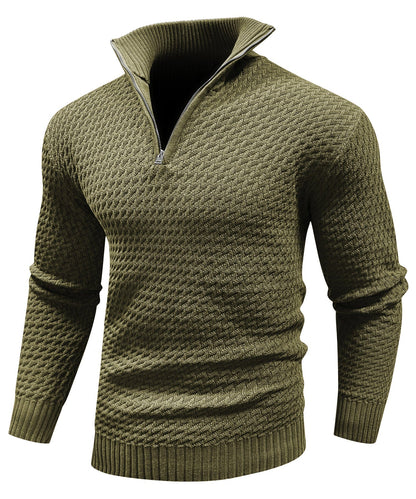 Yale | Regular Fit Quarter-Zip Turtleneck Shirt