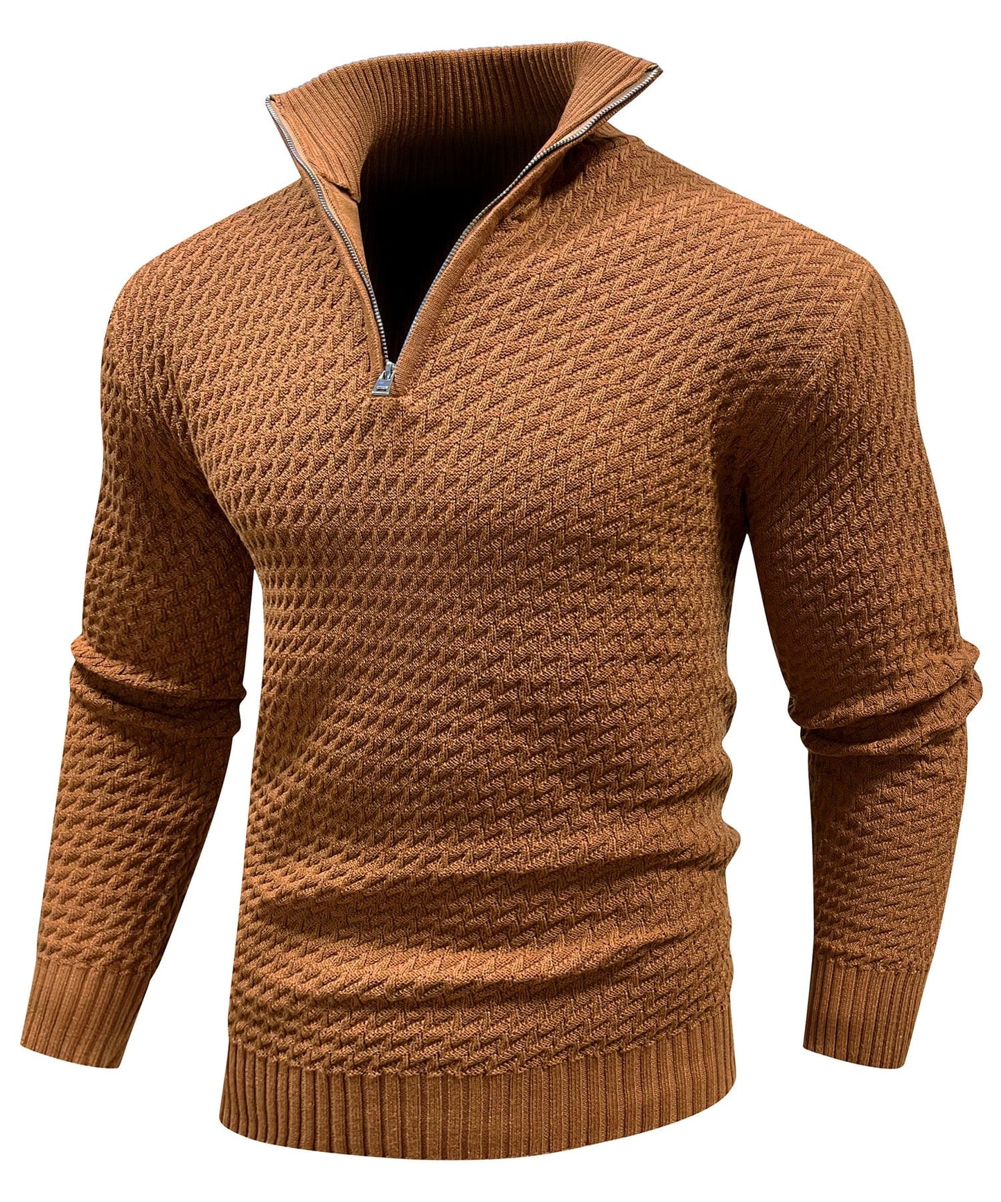 Yale | Regular Fit Quarter-Zip Turtleneck Shirt