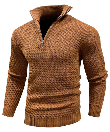 Yale | Regular Fit Quarter-Zip Turtleneck Shirt