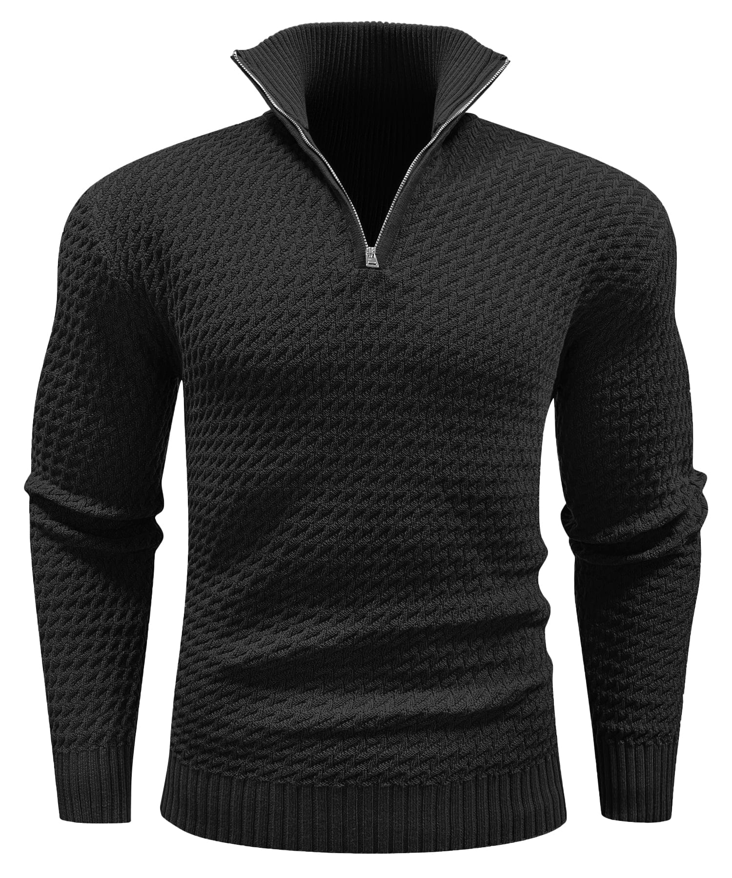Yale | Regular Fit Quarter-Zip Turtleneck Shirt