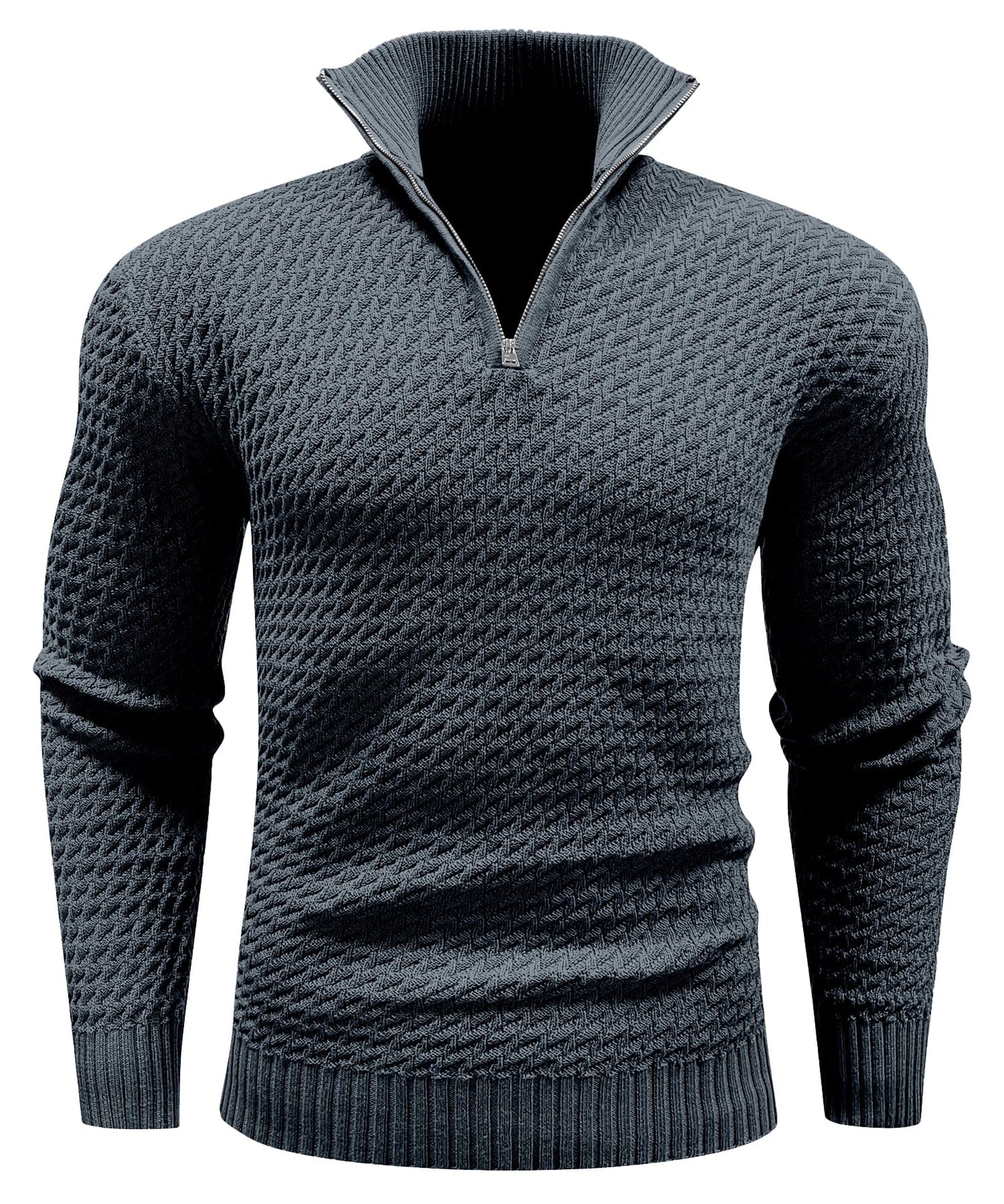 Yale | Regular Fit Quarter-Zip Turtleneck Shirt