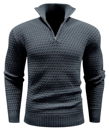 Yale | Regular Fit Quarter-Zip Turtleneck Shirt