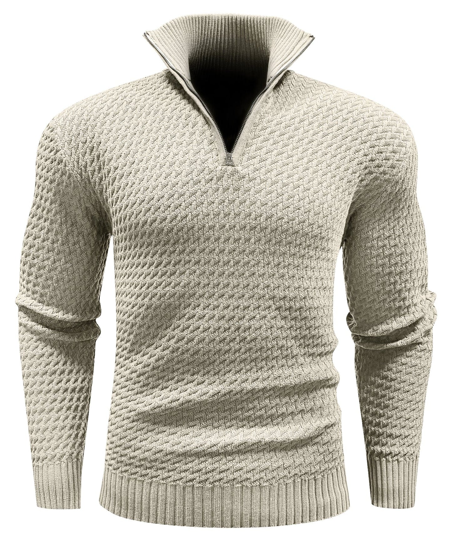 Yale | Regular Fit Quarter-Zip Turtleneck Shirt