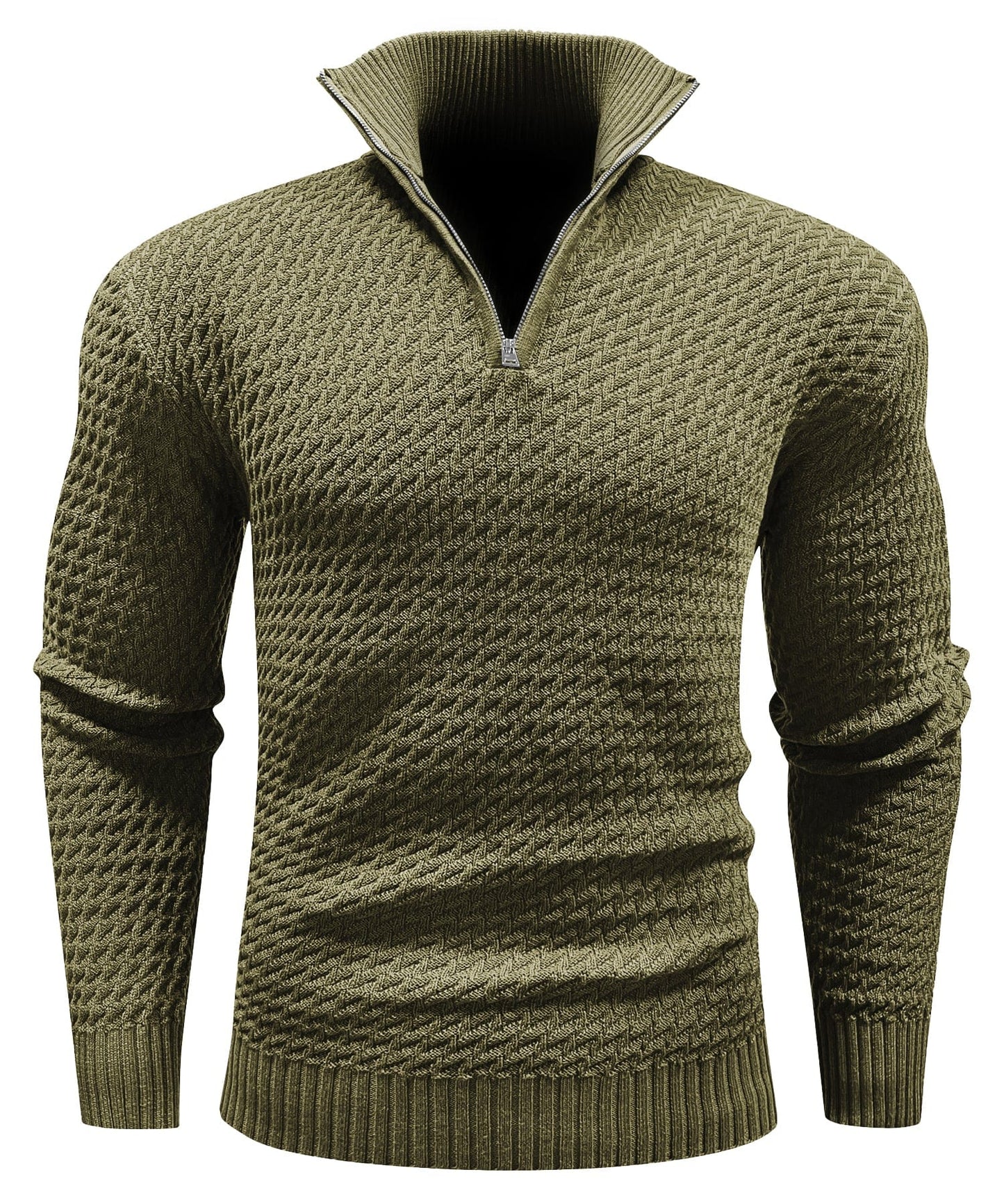 Yale | Regular Fit Quarter-Zip Turtleneck Shirt